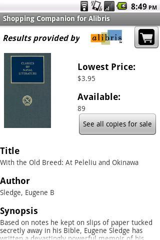 Shopping Companion for Alibris