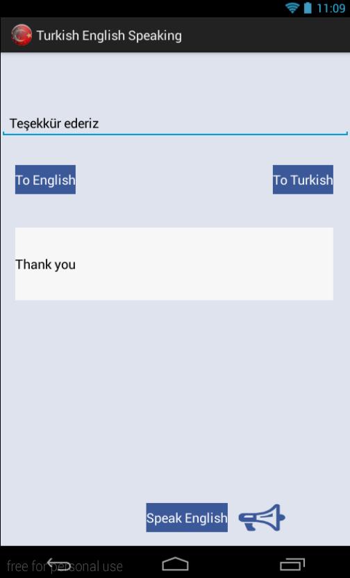 Turkish English (Audio)