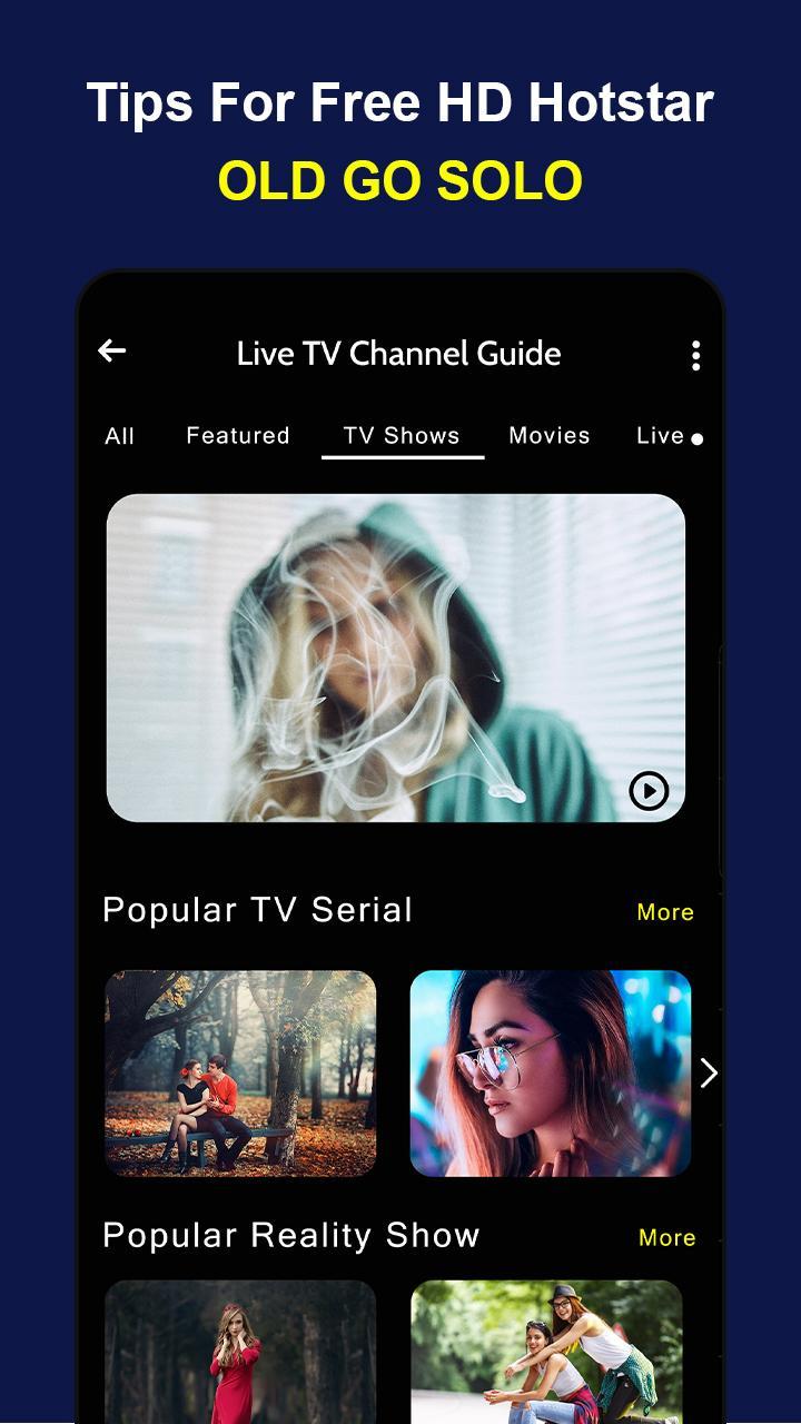 Tips For HD Hotstar - Hotstar Live TV Shows Guide