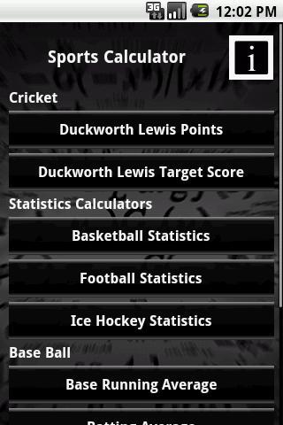 Sports Calculator