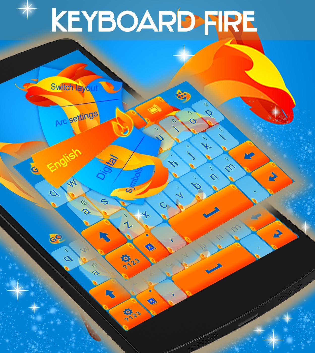 Fire Fox Keyboard Skin