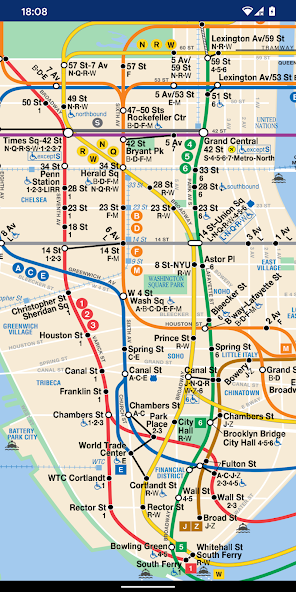 Map of NYC Subway - MTA