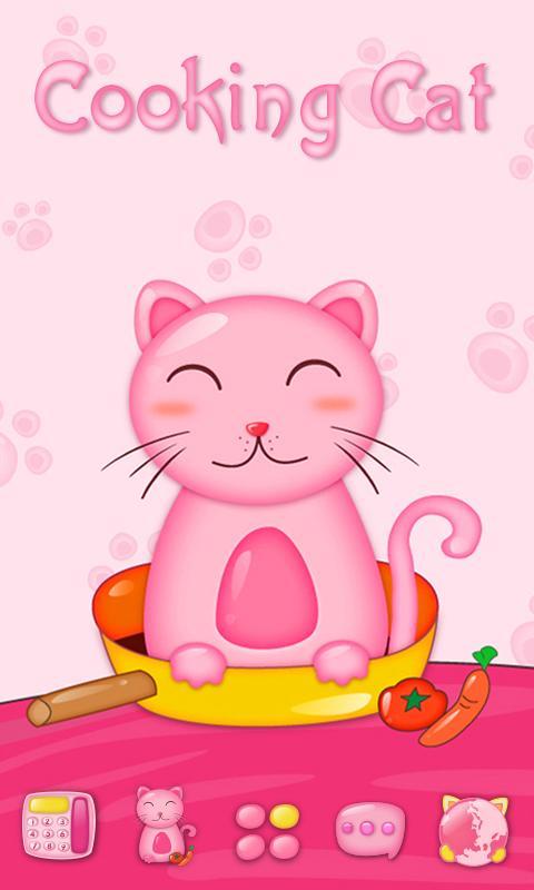 Cooking cat GO LAUNCHER THEME