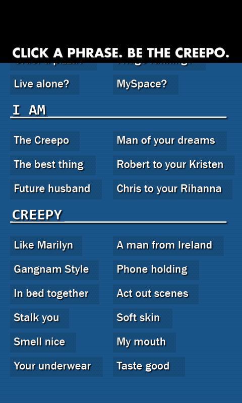 Internet Creepo Soundboard
