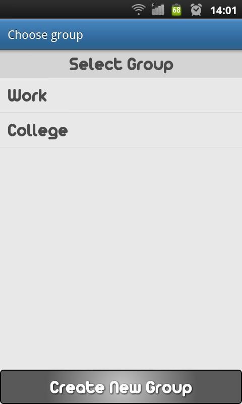 Hisab-Group & Personal account