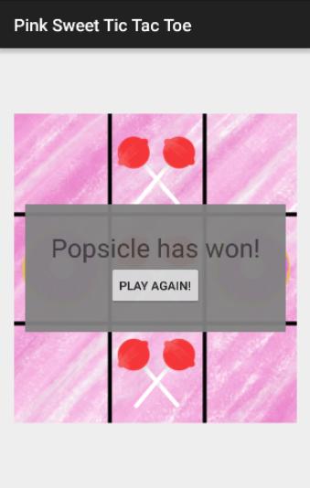 Pink Sweet Tic Tac Toe