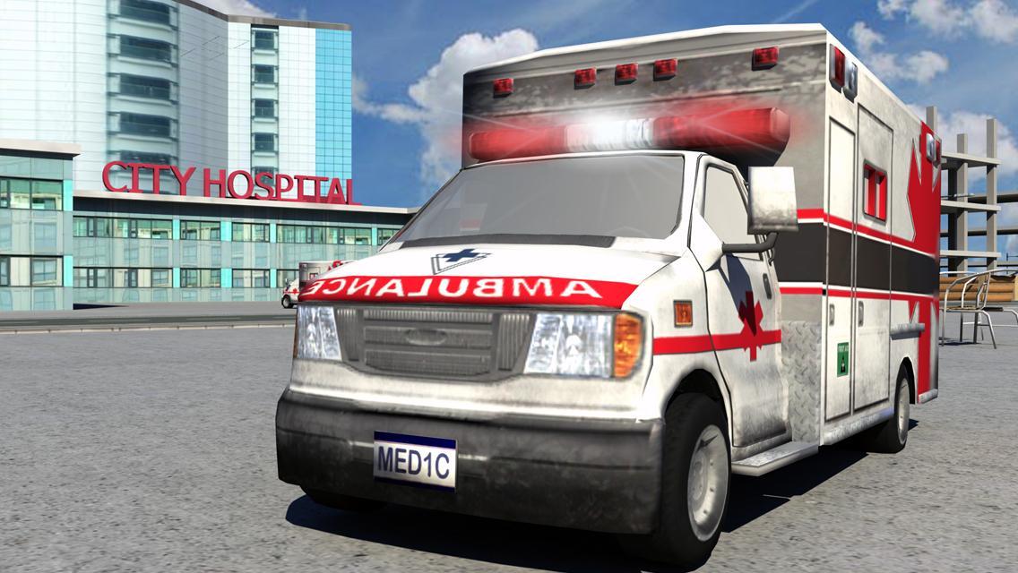 Ambulance Driver 3d Parking
