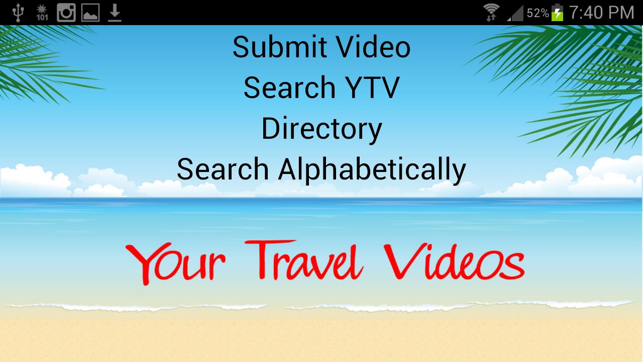 Your Travel Videos upload app