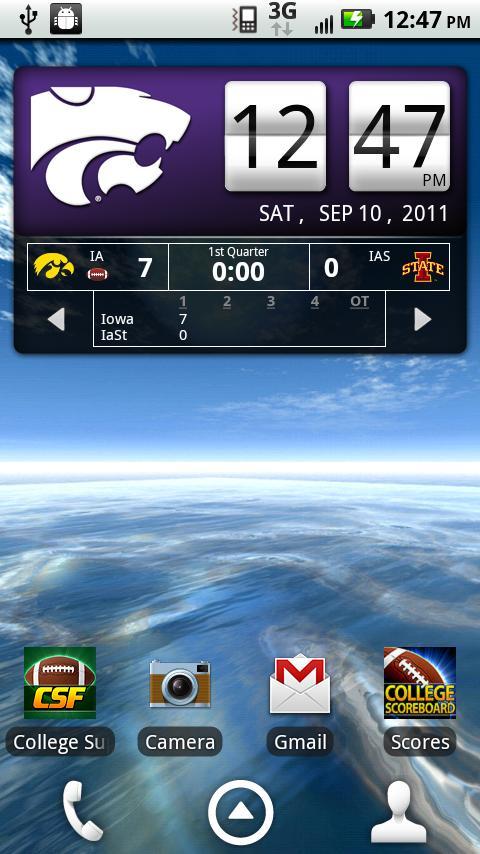 Kansas State Live Clock