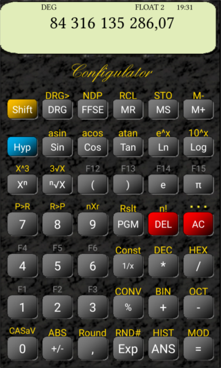 Configulator Calculator