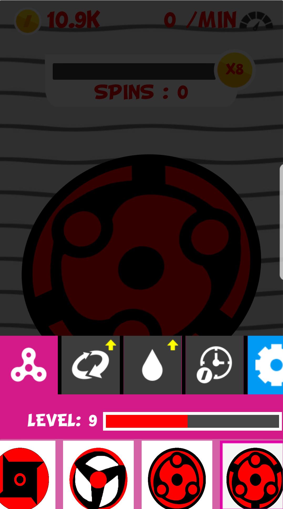 Sharingan And Rasengan Spinner