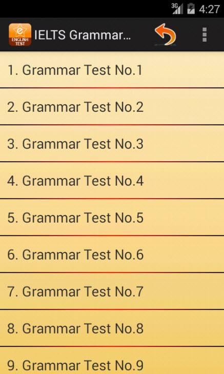 IELTS Grammar Test