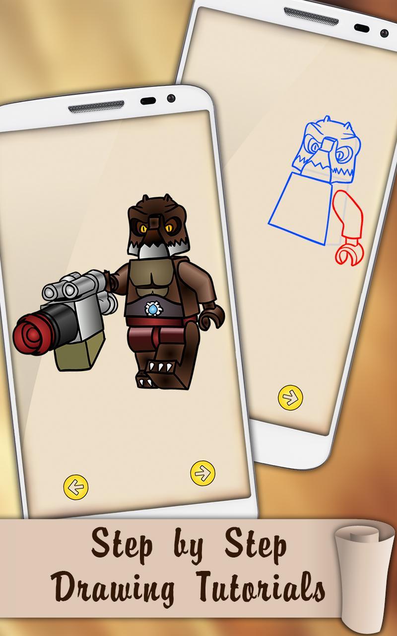 Draw Chima Tribe Fighters