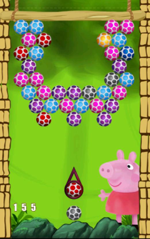 Peppy Pig Bubble Shoot