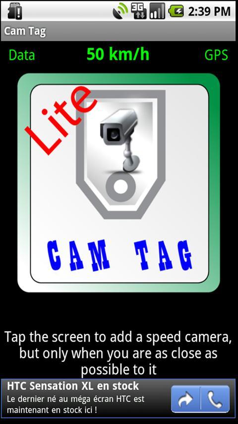 Cam Tag Lite, Speed Cameras