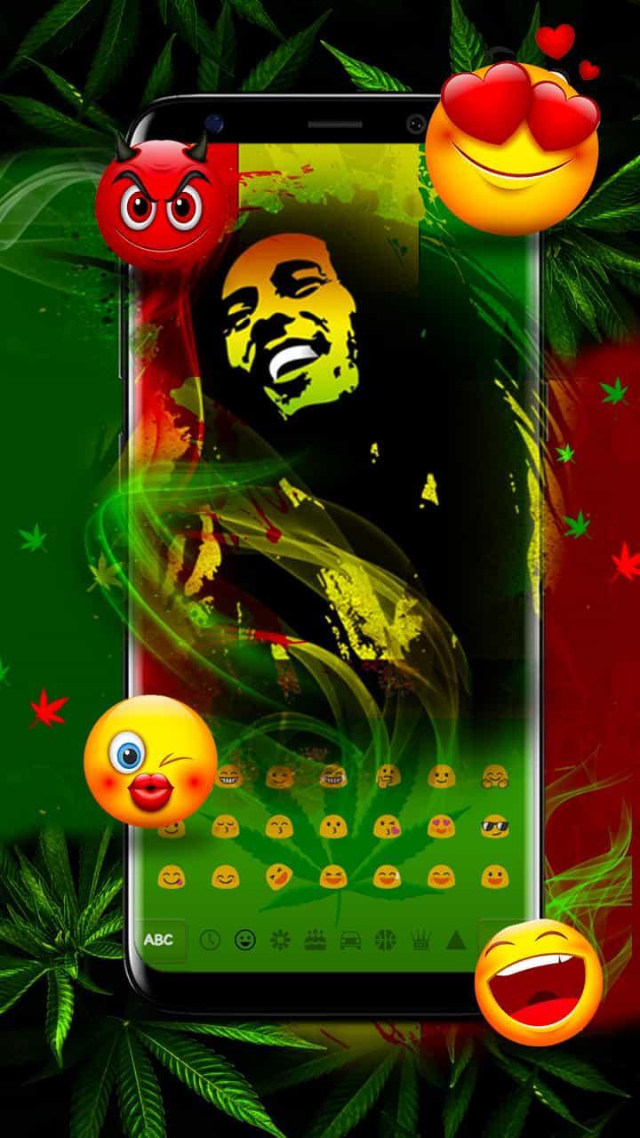 Weed Reggae Keyboard