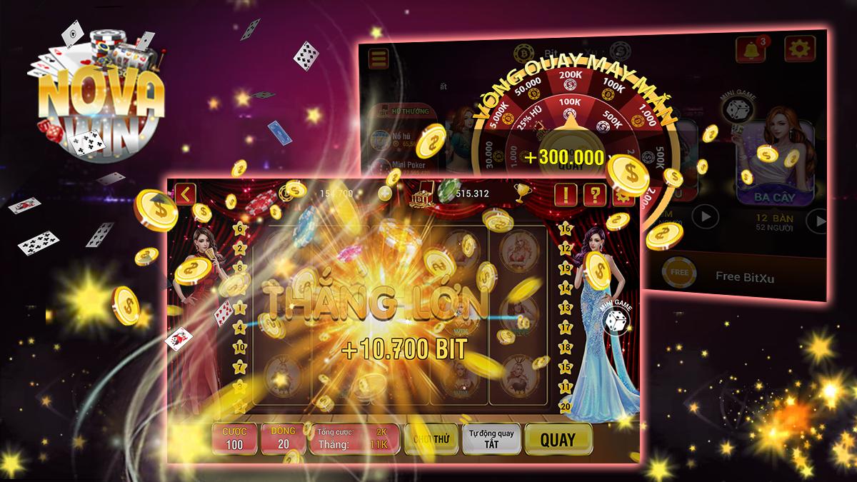 Vong quay tai loc Novawin - phat loc, no hu