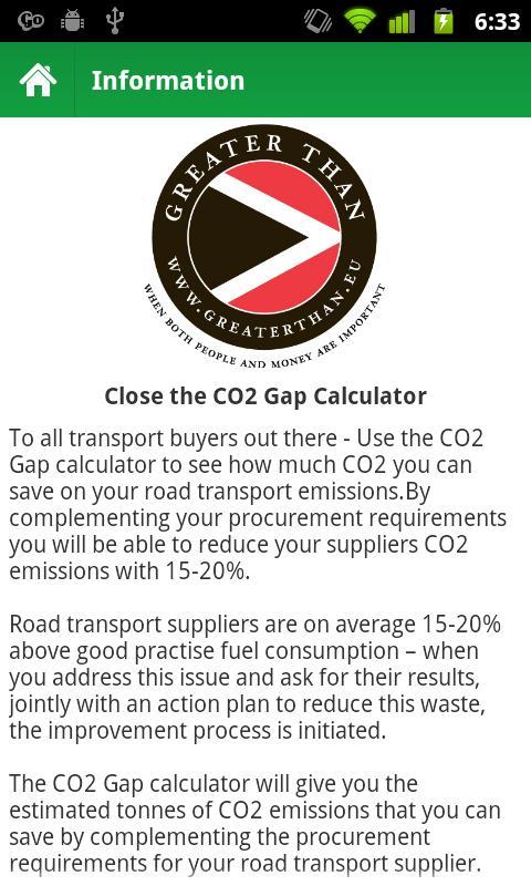 Close CO2 Gap Calculator
