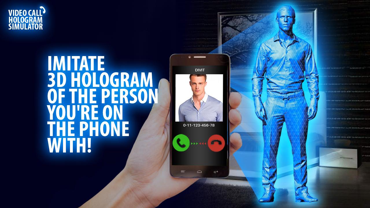 Video Call Hologram Simulator