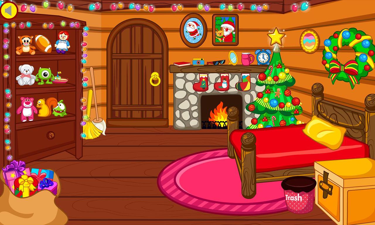 Clean up for santa claus