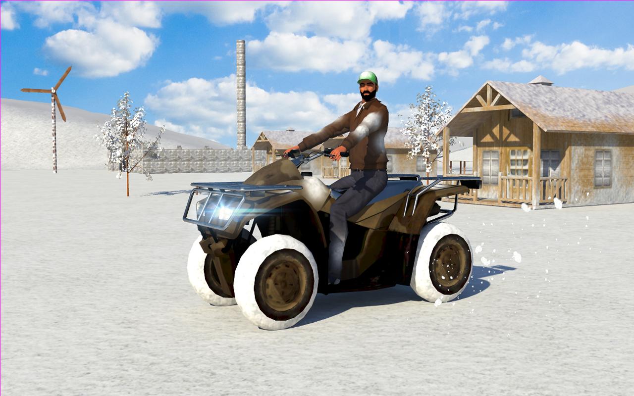 Snow Bike 3D Parking