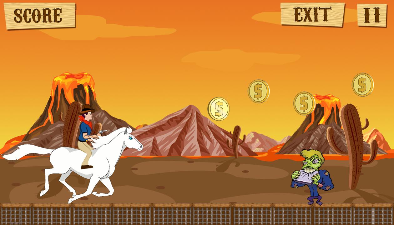 Cowboy Shoot Zombies