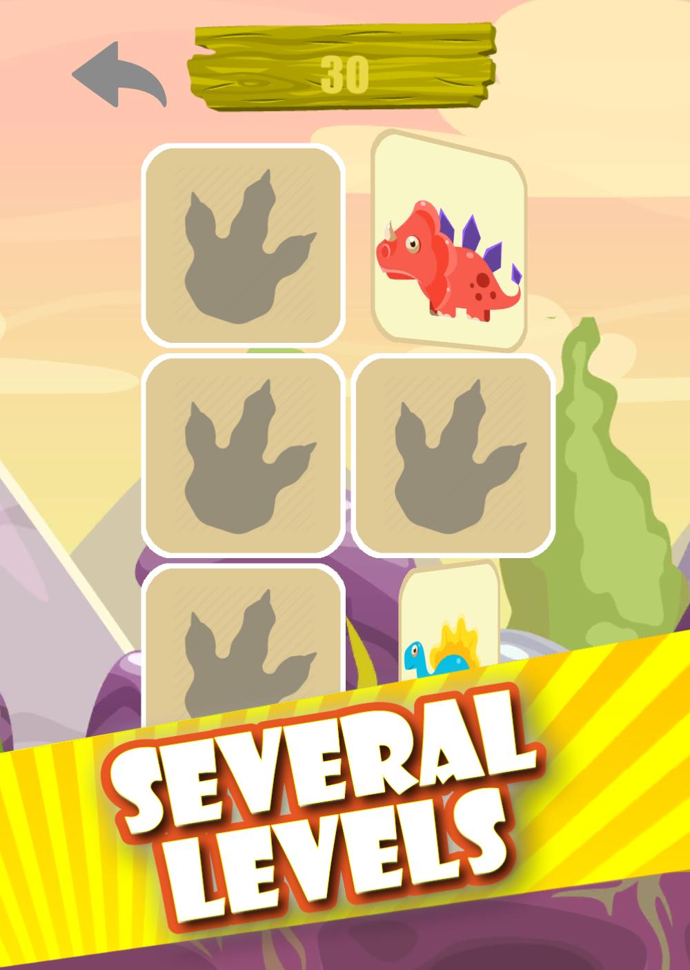 Dinosaur Cards Match