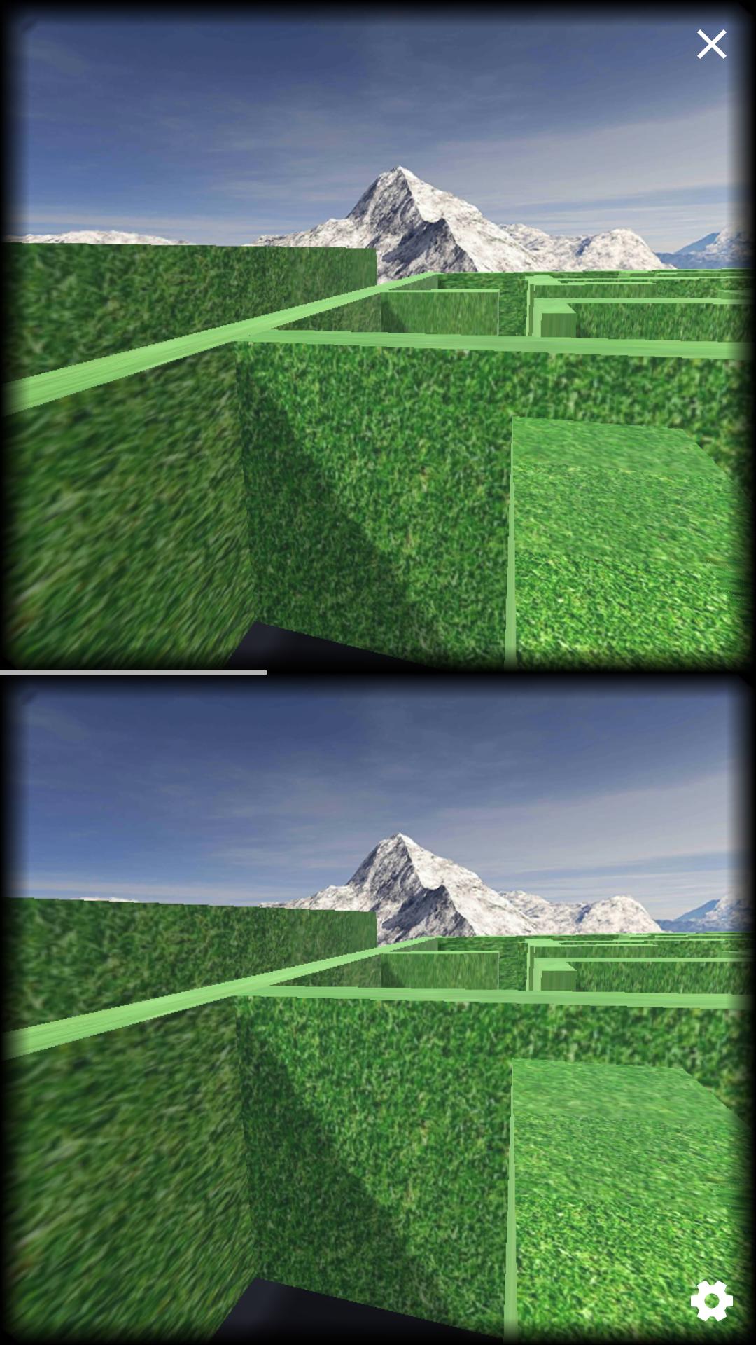 Maze Play (VR 3D Game)