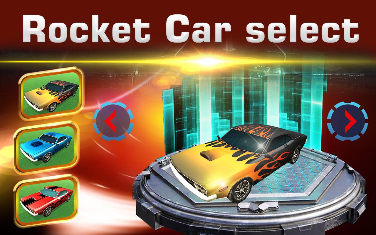 Rocket Car Crash Soccer Ball Stadium Football Game