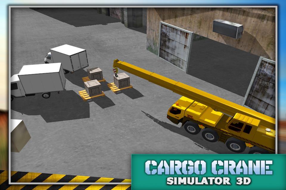 Heavy Cargo Crane Simulator 3D