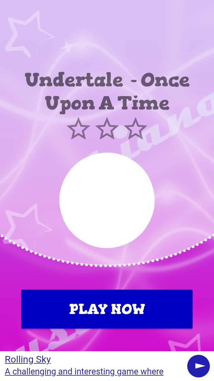 Sans Undertales : Piano Tiles