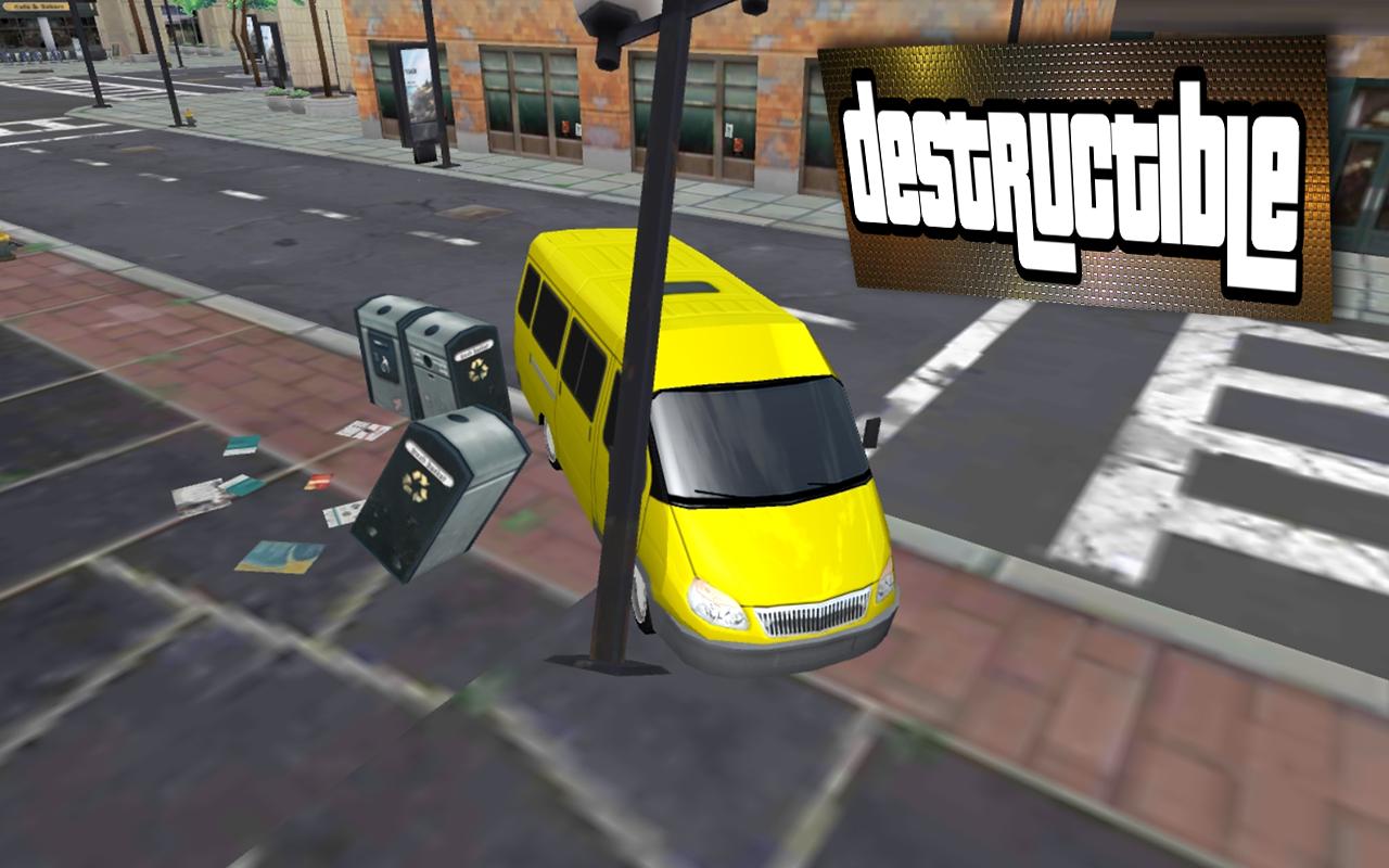 Russian Car Marshrutka Driving