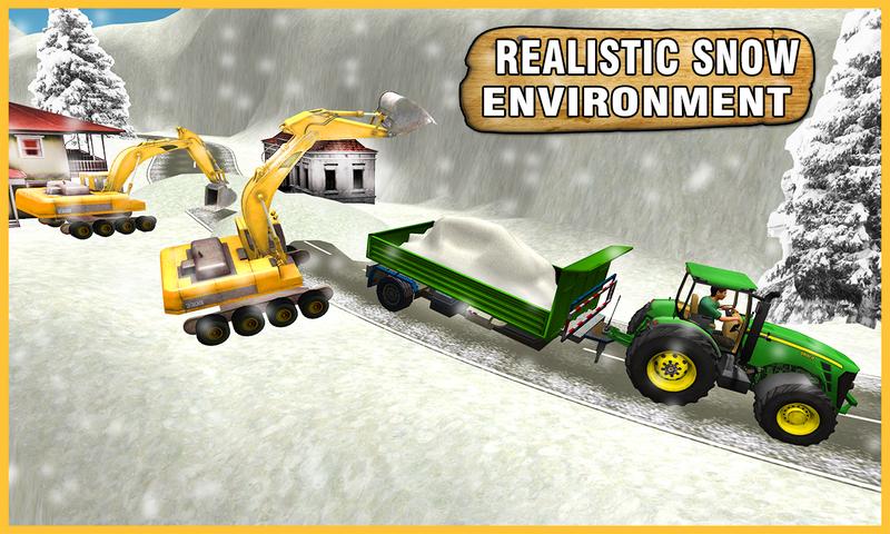 Excavator Snow Loader Tractor