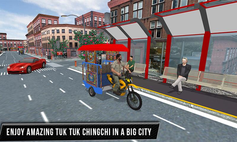 City Tuk Tuk Chingchi Drive 3D