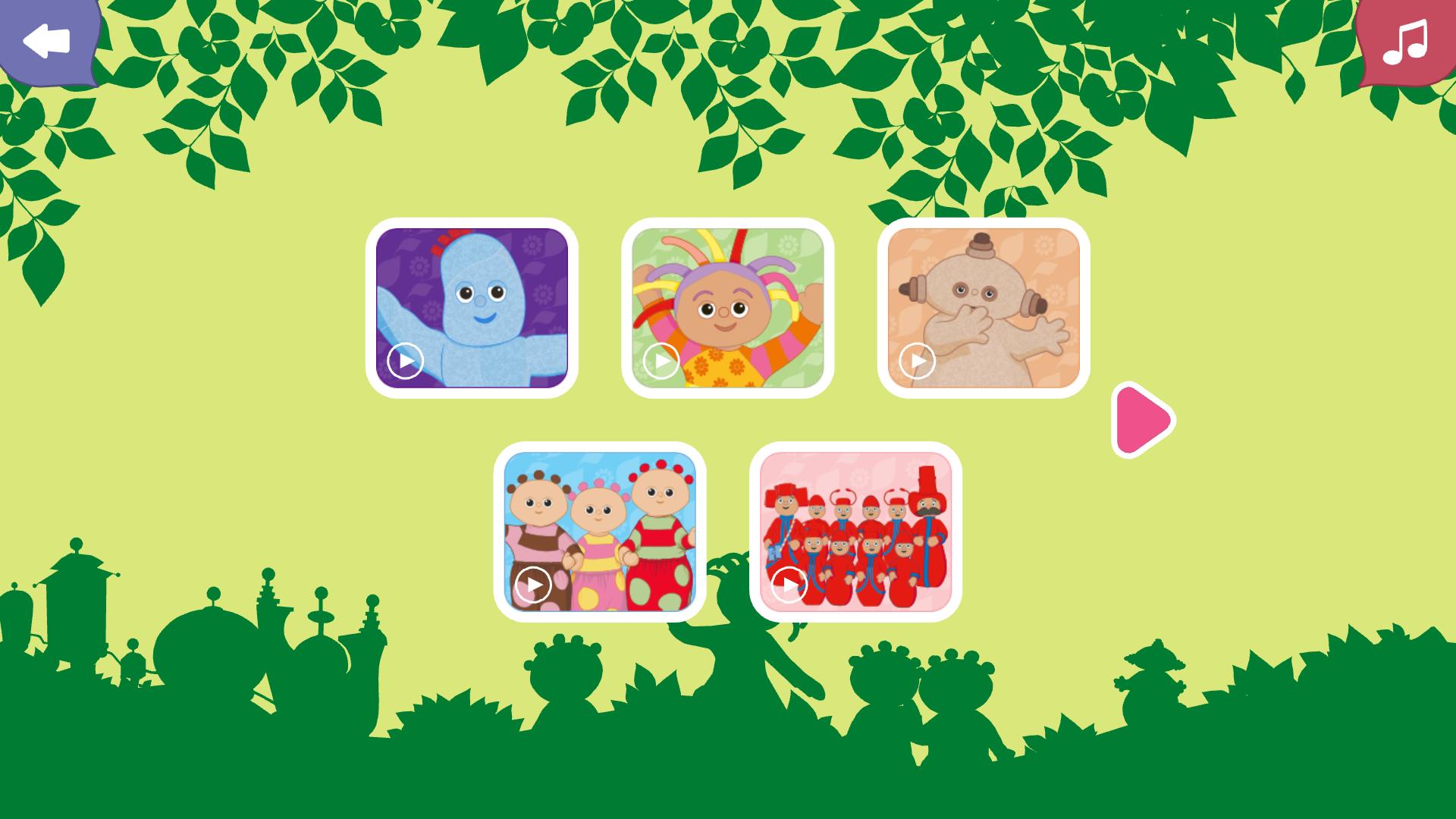 In The Night Garden Web App
