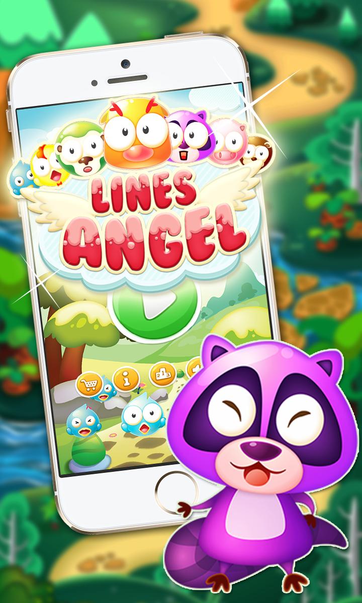 Birds Line Angel - Lines Saga