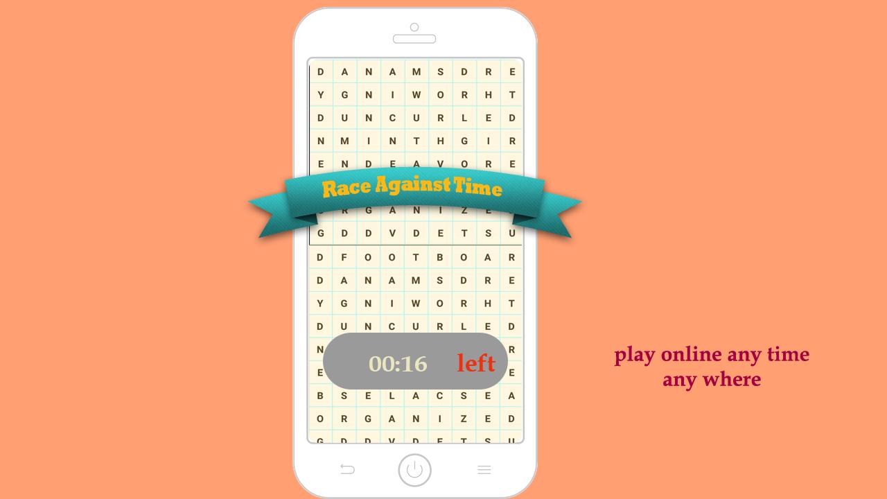 Word cross Search free online puzzle 2018