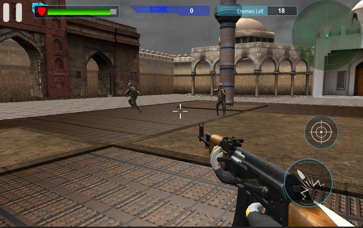 Temple Mission : Commando Game