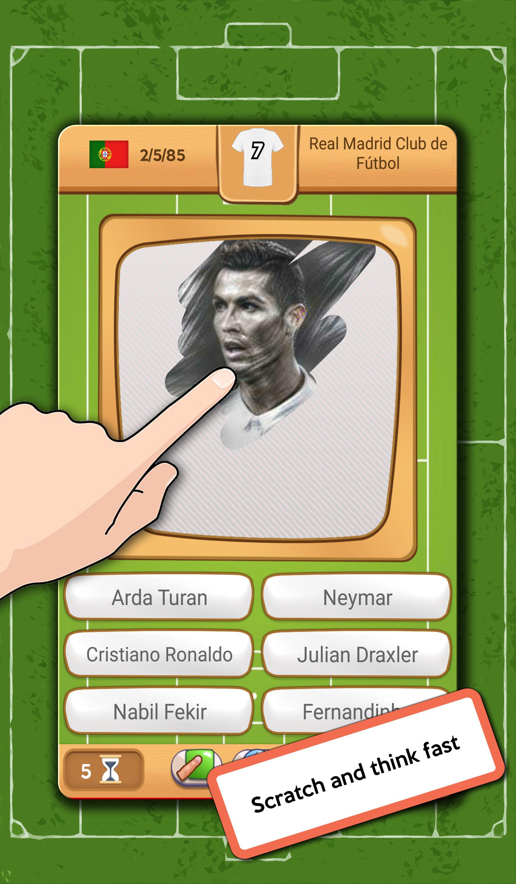 Scratch Football Player Quiz