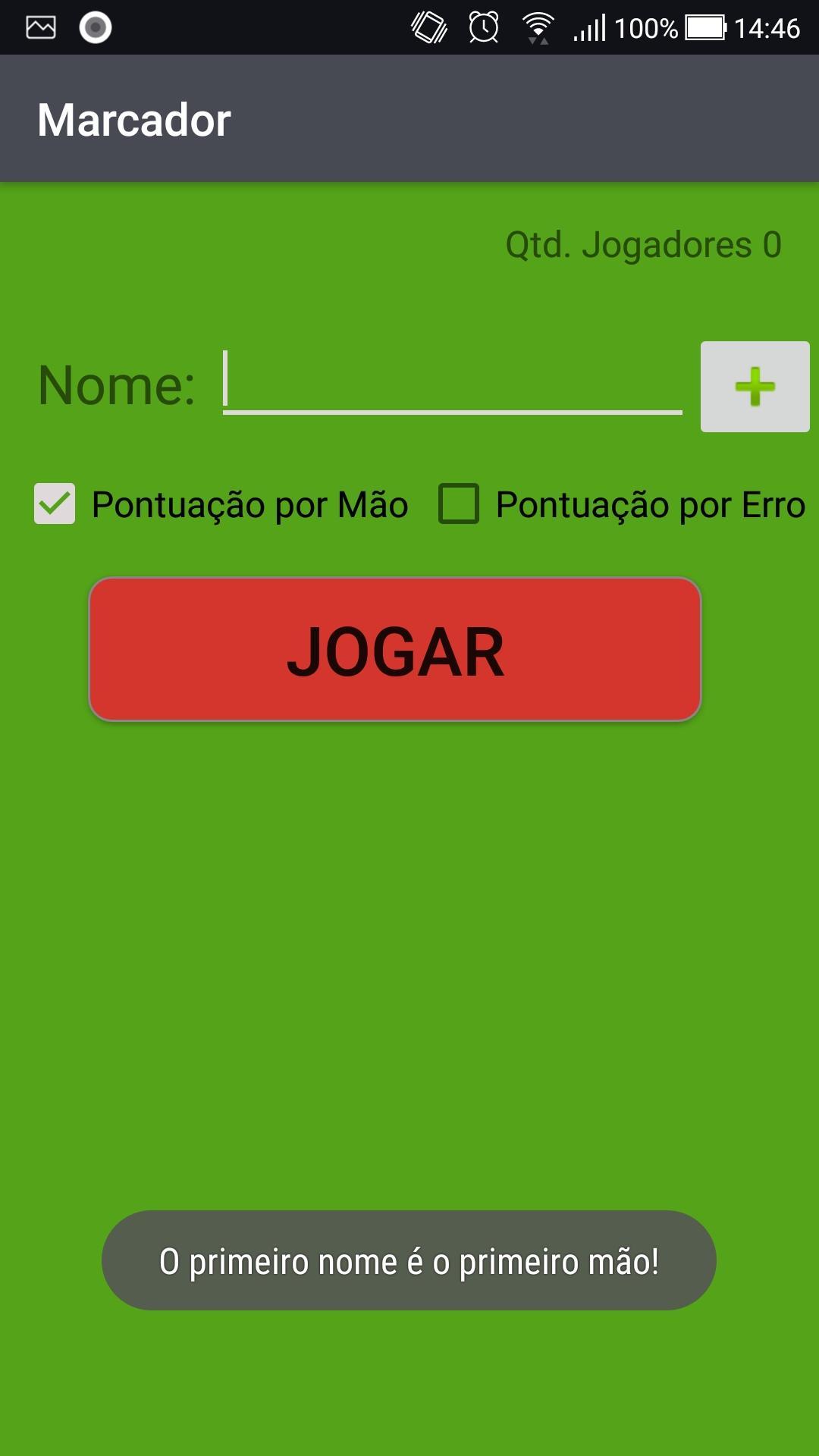 Marcador de Truco (Fodinha)