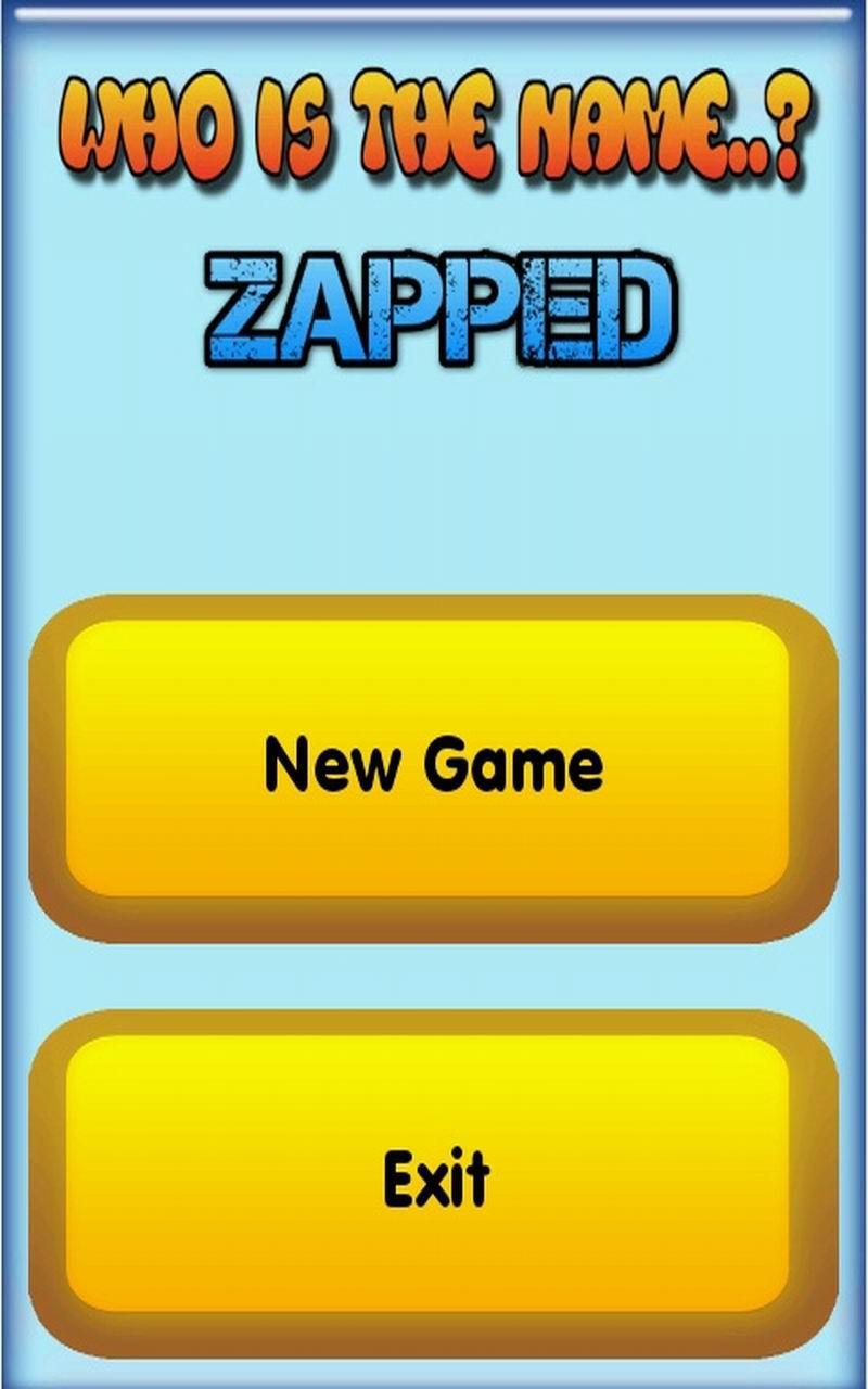 Who is The Name Zaapped Quiz