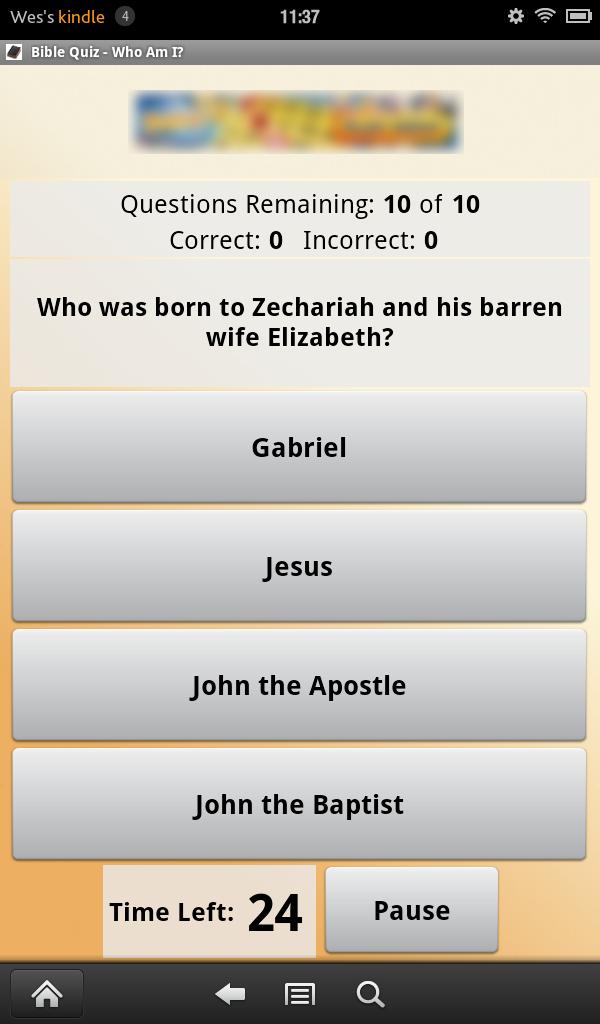 Bible Quiz - Who Am I?