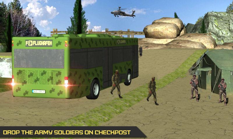 Army Bus: Military Coach Driving Game
