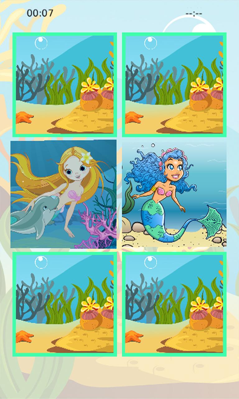 Little Mermaid Memory Puzzle