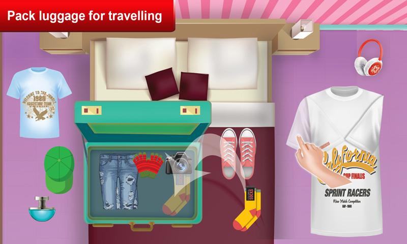 Summer Vacation Airport Trip