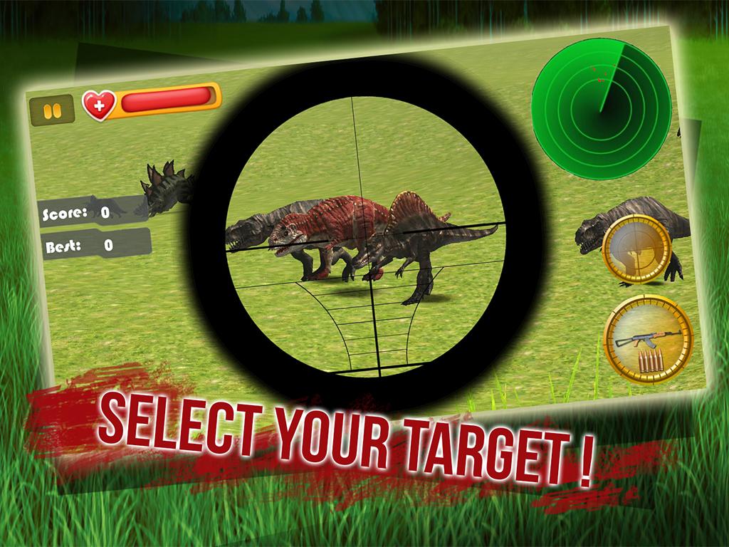 Sniper Dino 3D: World Jurassic