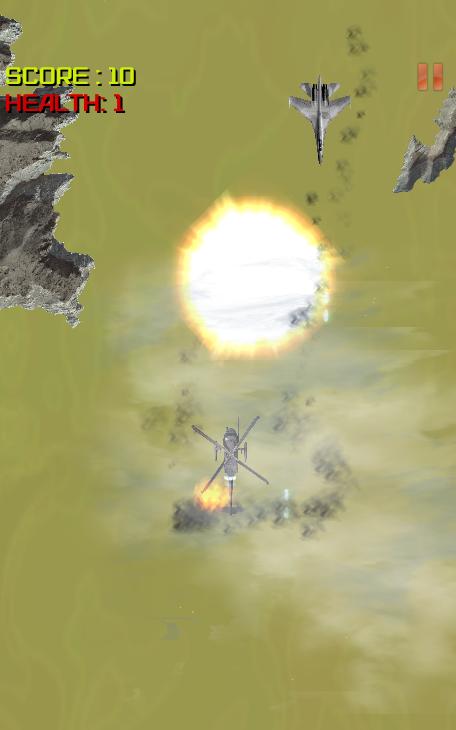 Helicopter Canyon Combat