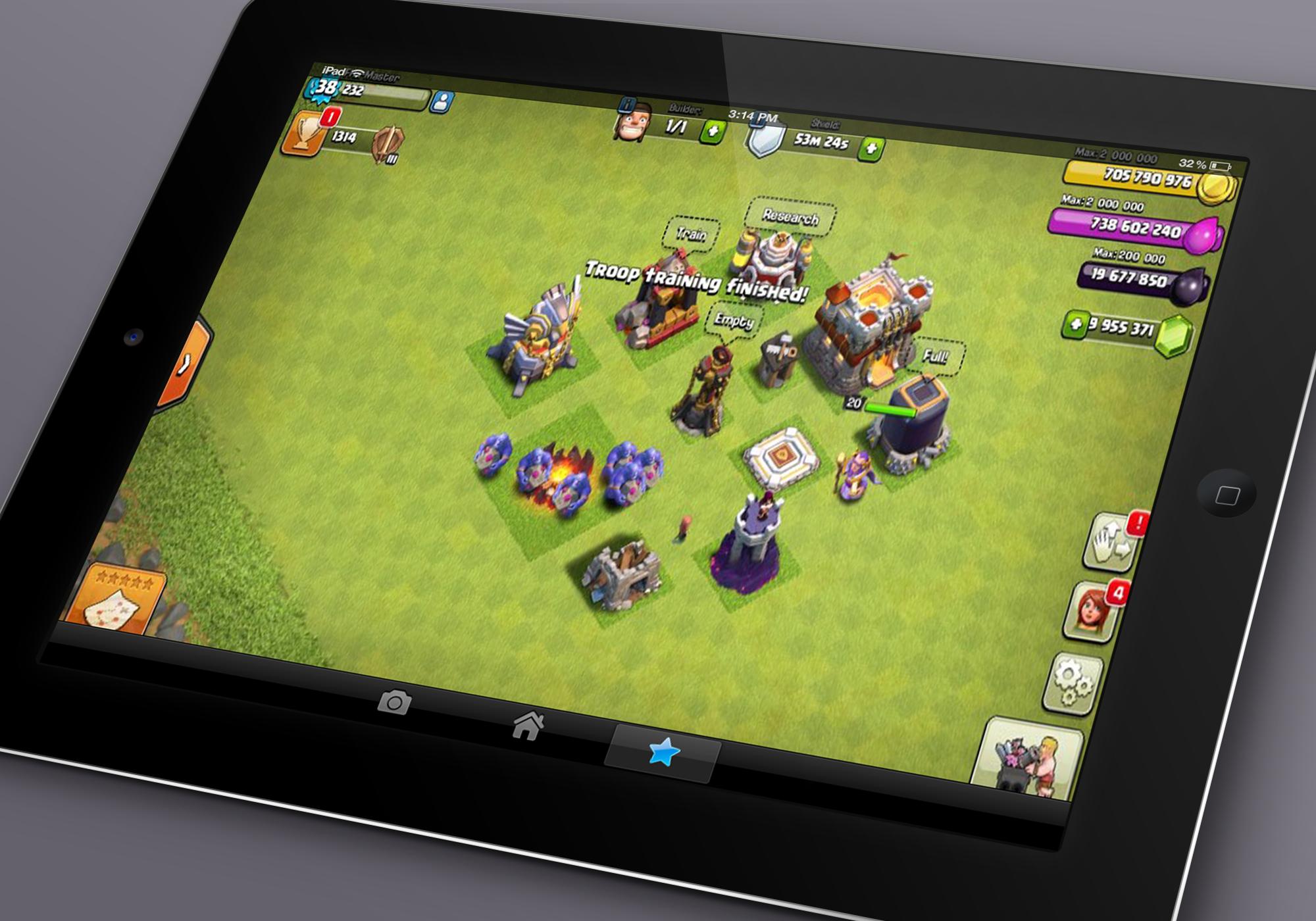 Gems COC Clash of Lights Magic Prank! v1.2.90