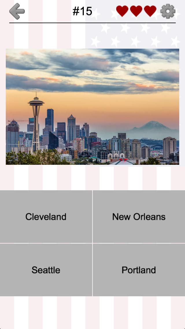 US Cities and Capitols Quiz