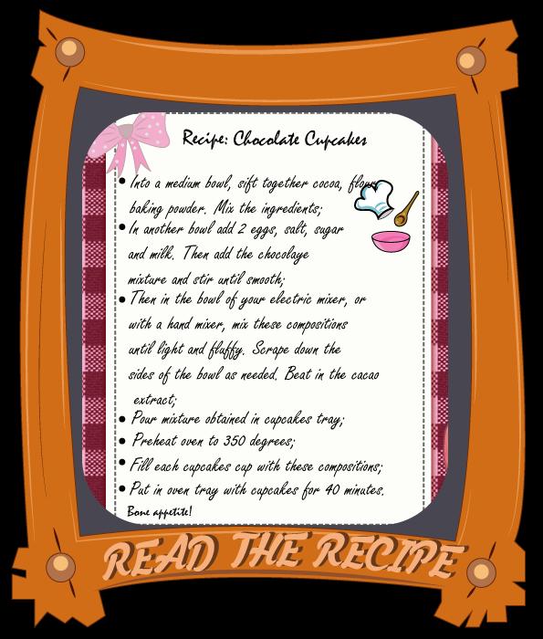 Cooking chocolate cupcakes